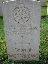 Dar Es Salaam War Cemetery - McLaughlan, J C